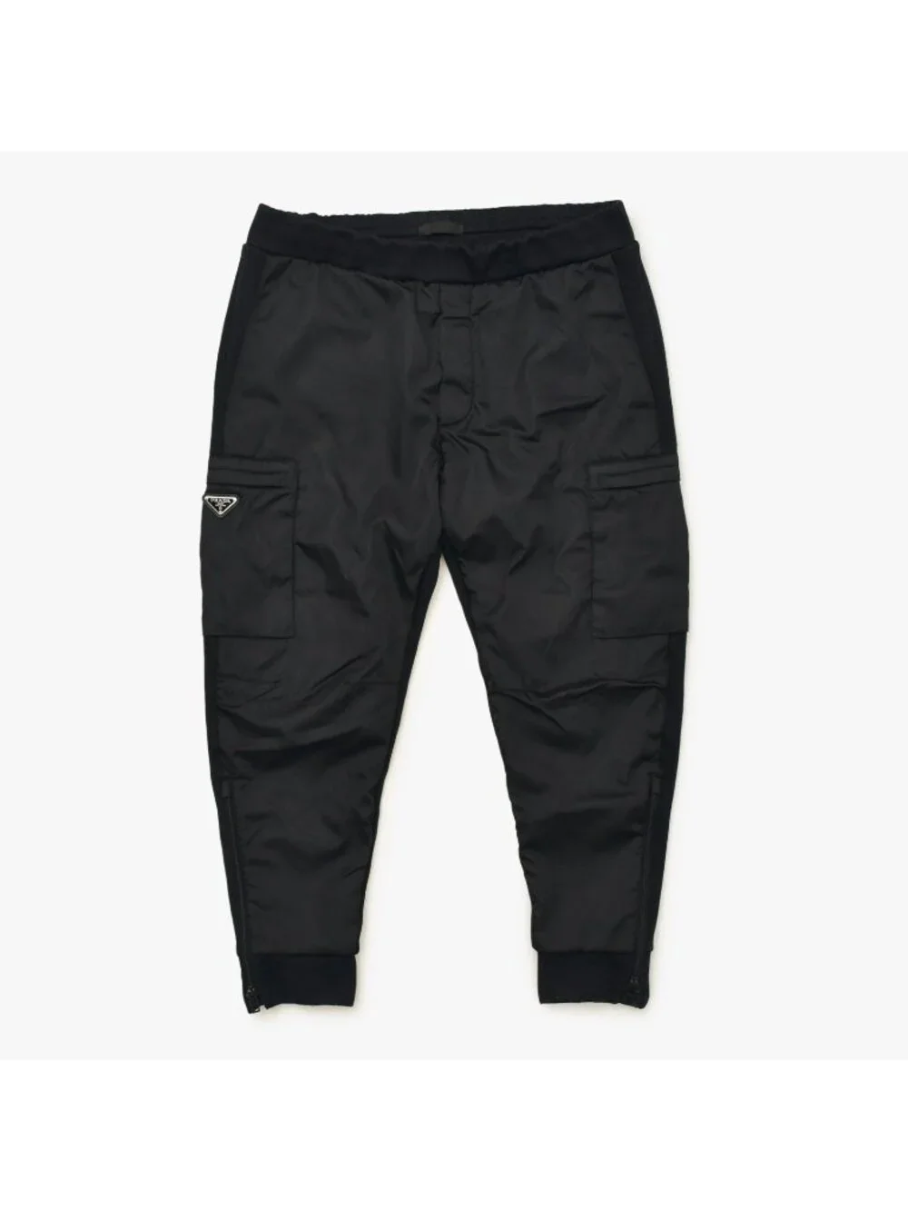 Prada Pants Bermuda Shorts Re-Nylon Black Cotton Polyamide